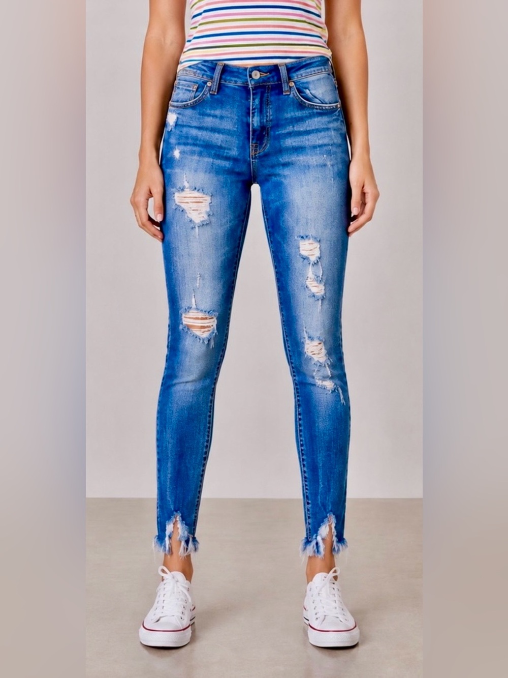 KanCan Women’s Florence Mid-Rise Super Skinny Jeans – Size 3 / 25 - Picture 10 of 10